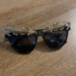 AdR Anna Dello Russo at H&M Alligator Sunglasses